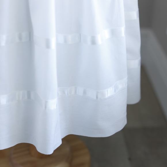 Strasburg Dress White Cotton Smocked Pearls Sleeveless Size 6/9 Months PERFECT - Picture 6 of 7